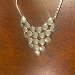 Kenneth Cole Sliver Statement Necklace